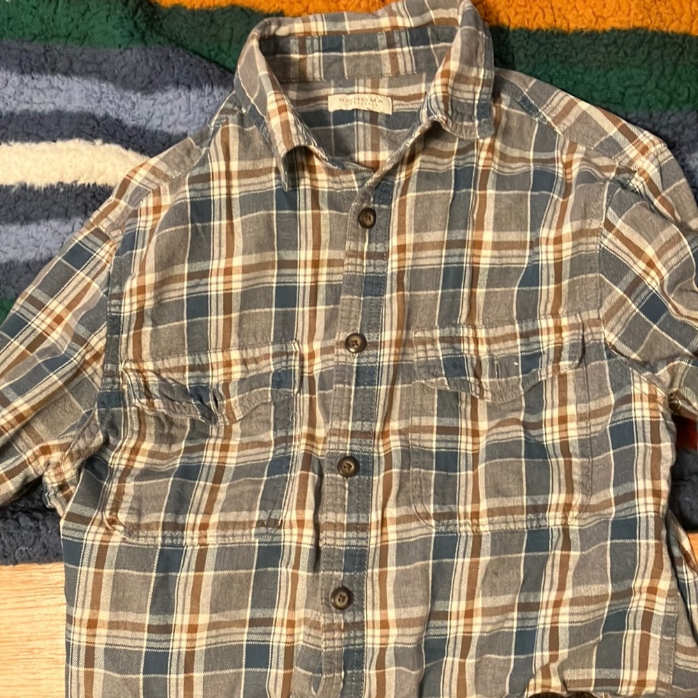 Brand new Sonoma button up long sleeve